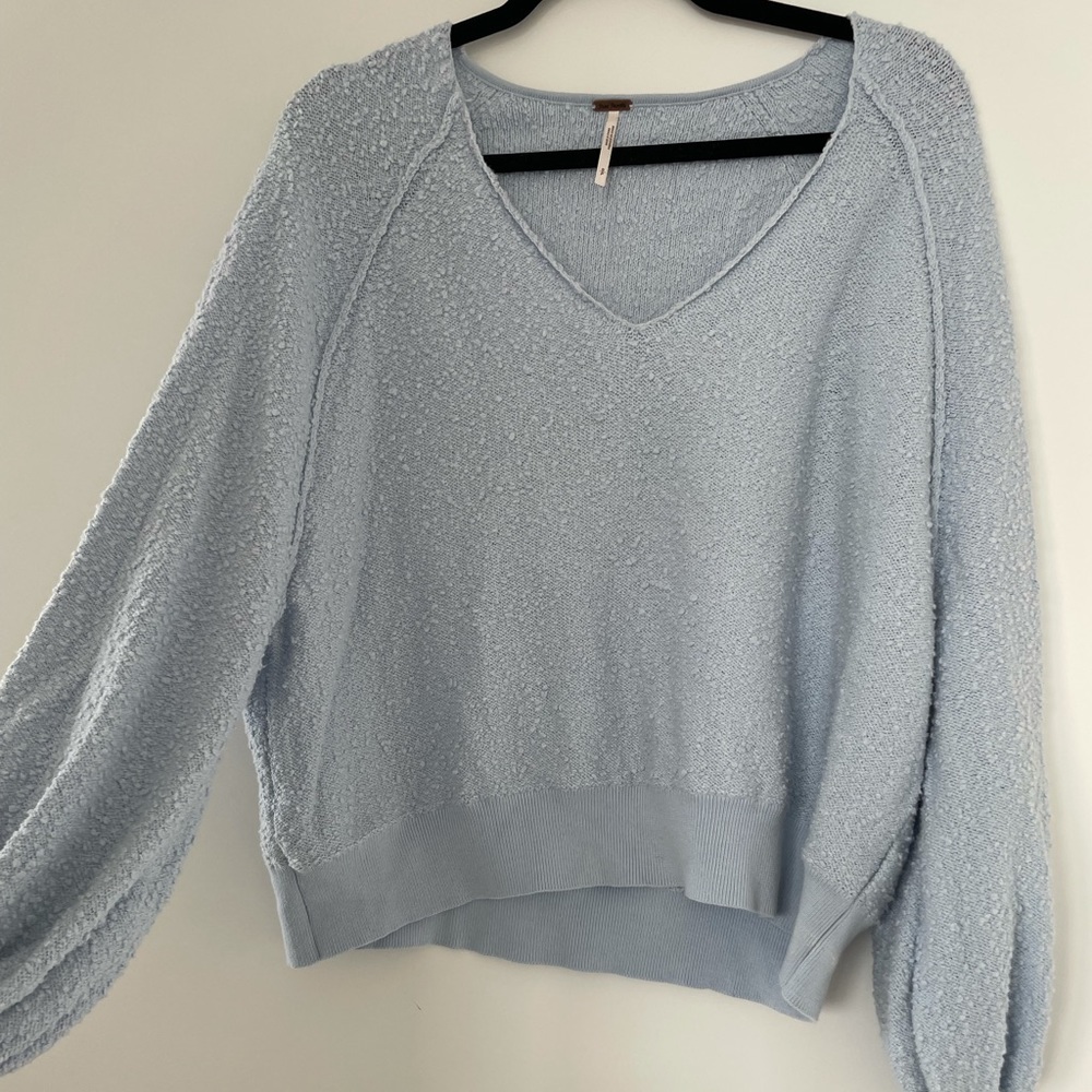 Free people balloon sleeve sweater